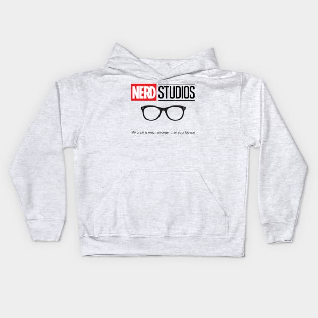 Nerd Studios Kids Hoodie by nerd-studios